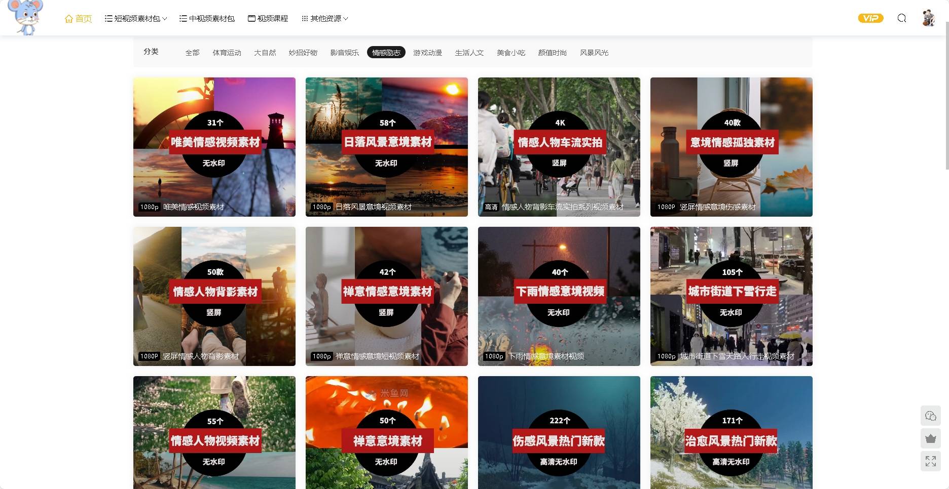 最火情感短视频素材在哪里下载？2024年顶级视频资源网站推荐